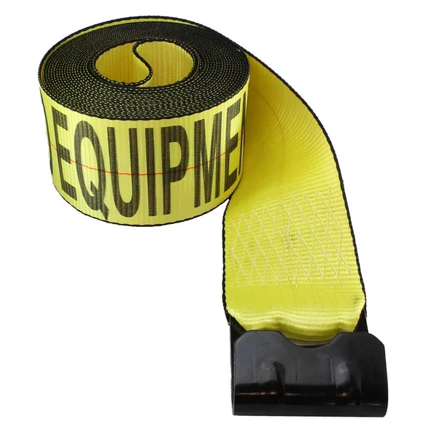 4\" X 30' Winch Strap With Flat Hook