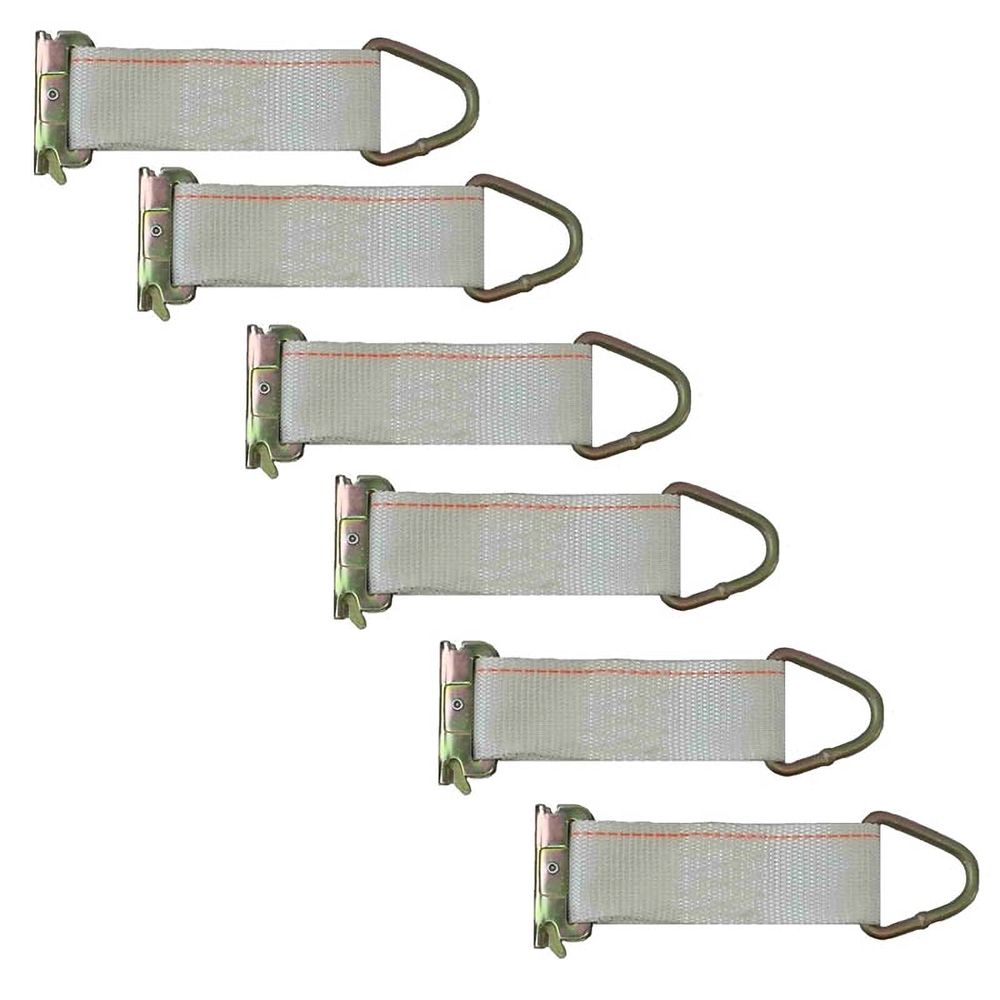 QTY 2) 6000 lb E Track Tie off Ring (2000 Working Limit) Tie Down Straps USA QTY 2) 6000 lb E Track Tie off Ring (2000 Working Limit) Tie Down Straps USA