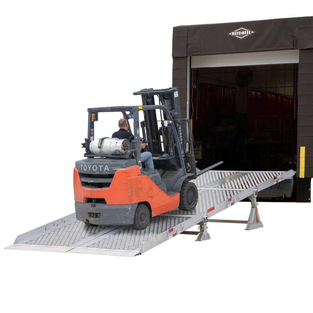 Aluminum Portable Modular Box Truck Ramp System | Cargo Equipment
